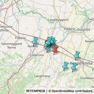 Mappa Via A. M. Pesenti, 43125 Parma PR, Italia (8.745)