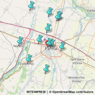 Mappa Via A. M. Pesenti, 43125 Parma PR, Italia (7.61083)