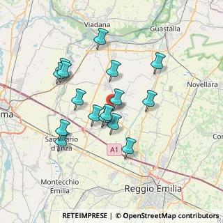 Mappa Strada Prati Melli, 42024 Castelnovo di Sotto RE, Italia (6.46313)