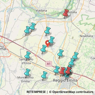 Mappa Strada Prati Melli, 42024 Castelnovo di Sotto RE, Italia (9.9515)