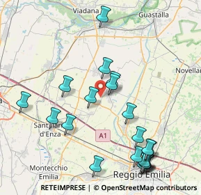 Mappa Strada Prati Melli, 42024 Castelnovo di Sotto RE, Italia (9.392)