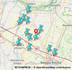 Mappa Strada Prati Melli, 42024 Castelnovo di Sotto RE, Italia (7.04333)