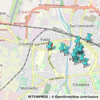 Mappa Piazzale Santa Croce, 43125 Parma PR, Italia (1.10286)