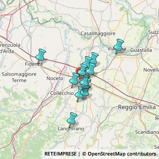 Mappa Piazzale Santa Croce, 43125 Parma PR, Italia (9.20167)