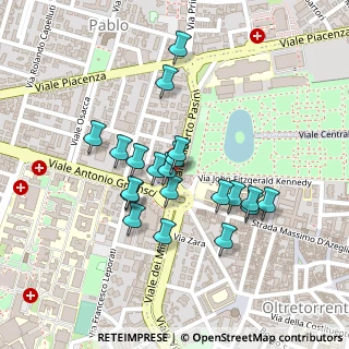 Mappa Piazzale Santa Croce, 43125 Parma PR, Italia (0.191)