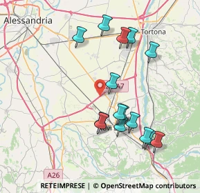 Mappa Raccordo Autostradale, 15068 Novi ligure AL, Italia (7.73133)