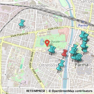 Mappa Via Kennedy John Fitzgerald, 43125 Parma PR, Italia (0.678)