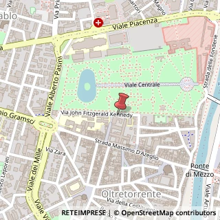 Mappa Via Kennedy John Fitzgerald, 4, 43125 Parma, Parma (Emilia Romagna)