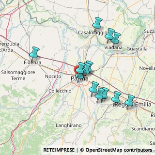 Mappa Via John Fitzgerald Kennedy, 43125 Parma PR, Italia (13.92769)