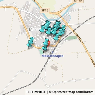Mappa Via Guglielmo Marconi, 44025 Massa Fiscaglia FE, Italia (0.33481)