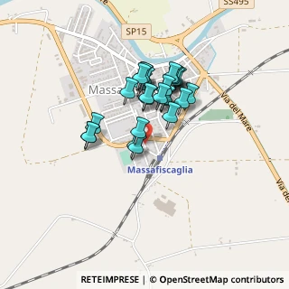 Mappa Via Guglielmo Marconi, 44025 Massa Fiscaglia FE, Italia (0.32963)