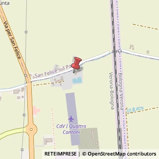 Mappa Via San Felice, 76, 41031 San Felice sul Panaro, Modena (Emilia Romagna)