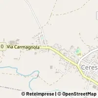 Map Ceresole d'Alba