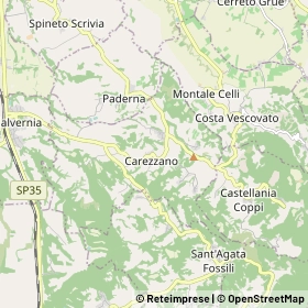 Mappa Carezzano