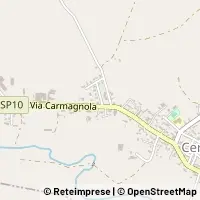 Kartta Ceresole d'Alba