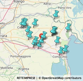 Mappa Via Mazzorre, 44025 Fiscaglia FE, Italia (11.763)