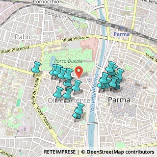 Mappa Borgo Santo Spirito, 43125 Parma PR, Italia (0.41)