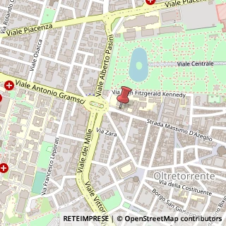 Mappa Strada Massimo D'Azeglio, 89/A, 43125 Parma, Parma (Emilia Romagna)