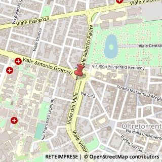 Mappa Piazzale Santa Croce, 7, 43125 Parma, Parma (Emilia Romagna)