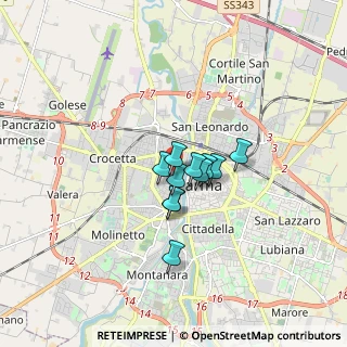 Mappa Vicolo Grossardi, 43125 Parma PR, Italia (0.96455)