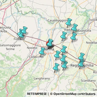 Mappa Strada Macedonio Melloni, 43122 Parma PR, Italia (14.78056)