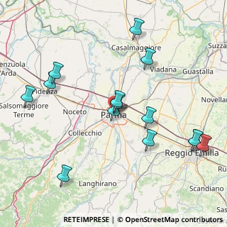 Mappa Strada Macedonio Melloni, 43122 Parma PR, Italia (17.73429)