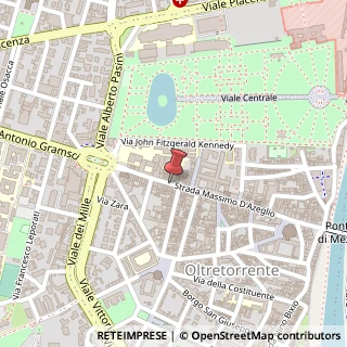 Mappa Via Massimo D'Azeglio, 61, 43125 Parma, Parma (Emilia Romagna)