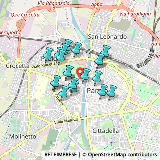 Mappa Piazzale Guiseppe Serventi, 43125 Parma PR, Italia (0.6465)
