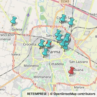 Mappa Piazzale Guiseppe Serventi, 43125 Parma PR, Italia (1.60643)