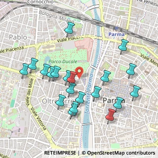 Mappa Piazzale Guiseppe Serventi, 43125 Parma PR, Italia (0.514)