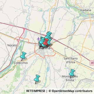 Mappa Via Faustino Tanara, 43122 Parma PR, Italia (4.55769)