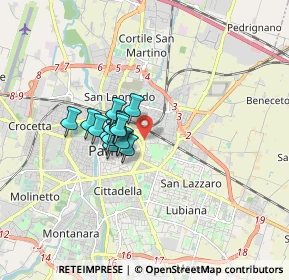 Mappa Via Faustino Tanara, 43122 Parma PR, Italia (1.09286)