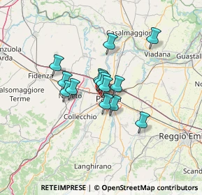 Mappa Strada Comunale Ferrarini, 43126 Parma PR, Italia (8.77214)