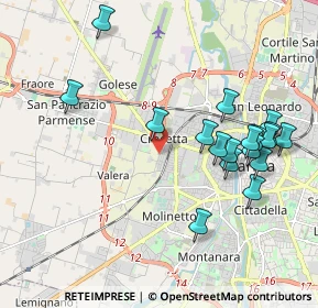 Mappa Strada Comunale Ferrarini, 43126 Parma PR, Italia (2.12222)