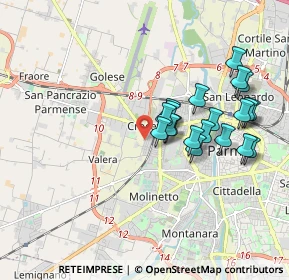 Mappa Strada Comunale Ferrarini, 43126 Parma PR, Italia (1.721)