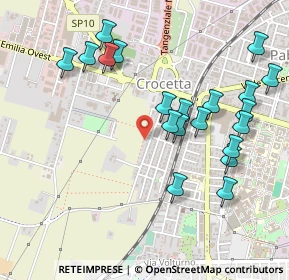 Mappa Strada Comunale Ferrarini, 43126 Parma PR, Italia (0.5325)