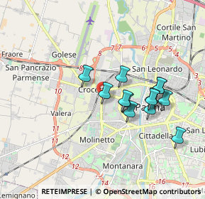 Mappa Via Marco Aurelio Cavedagni, 43126 Parma PR, Italia (1.55154)