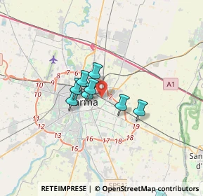 Mappa Via Lazio, 43123 Parma PR, Italia (4.52)