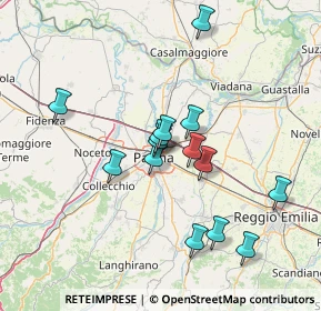 Mappa Via Lazio, 43123 Parma PR, Italia (12.84143)