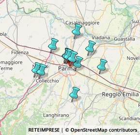 Mappa Via Lazio, 43123 Parma PR, Italia (8.79417)