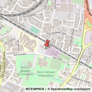 Mappa Via Lazio, 4, 43123 Parma, Parma (Emilia Romagna)