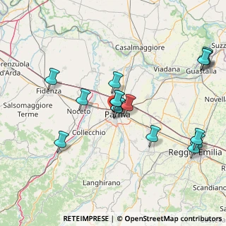 Mappa Via Pietro Rubini, 43125 Parma PR, Italia (15.9175)