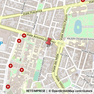 Mappa Via Pietro Rubini, 6, 43125 Parma, Parma (Emilia Romagna)
