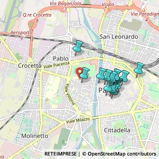 Mappa Via Massimo D'Azeglio, 43125 Parma PR, Italia (0.86692)