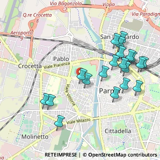 Mappa Via Santa Maria, 43125 Parma PR, Italia (1.15)