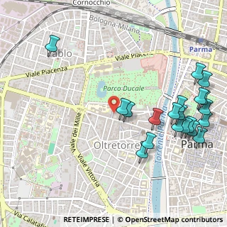 Mappa Via Santa Maria, 43125 Parma PR, Italia (0.6475)