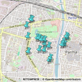 Mappa Via Santa Maria, 43125 Parma PR, Italia (0.417)