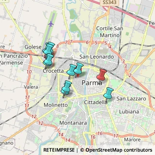 Mappa Via Santa Maria, 43125 Parma PR, Italia (1.50364)