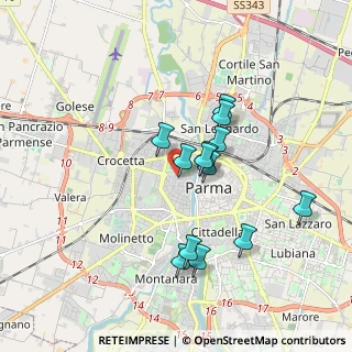 Mappa Via Santa Maria, 43125 Parma PR, Italia (1.52846)