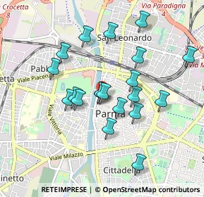 Mappa Piazza della Pace, 43100 Parma PR, Italia (0.8225)